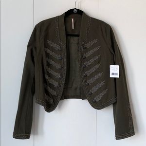 Free People Glam Military Jacket